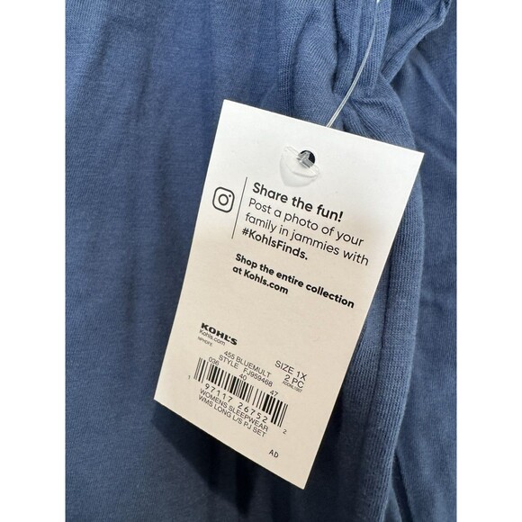 Jammies for your Families Women's Size 1X 2 Piece Pajamas Cookie Cookies Fleece - Picture 6 of 14